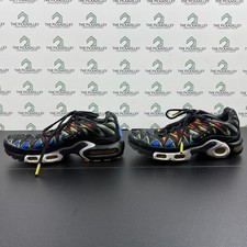 Nike TN Air Max Plus Tuned Sneakers Size 5 AJ6301-400 Shark France