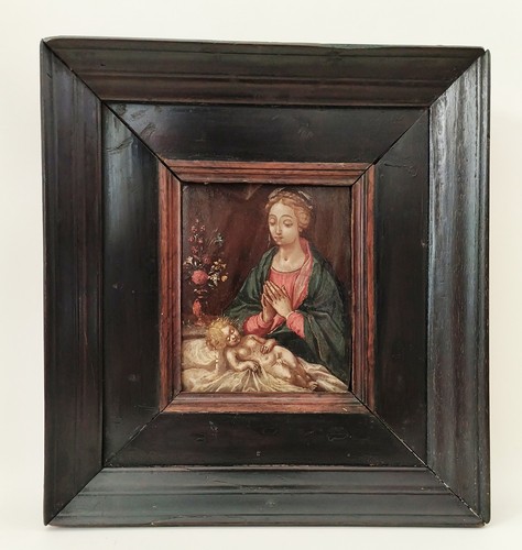 Huile sur cuivre flandres fin - cuivre,