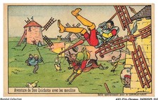 AXYP16-1158-CHROMOS - Chocolat louit - Aventure de don quichotte avec les moul