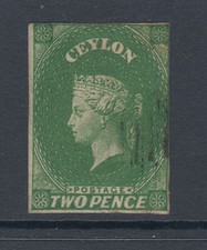 Ceylon Sc 4a used 1857 2p
