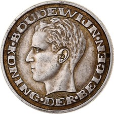 Belgique, Baudouin I, 50 Francs, Expo 1958, 1958, Bruxelles, Argent, SUP