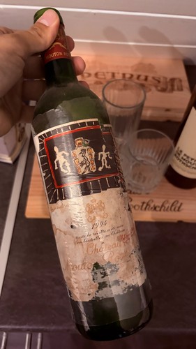 Bouteille vin vide - bouteille,