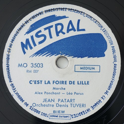 Jean patart est la - patart, foire