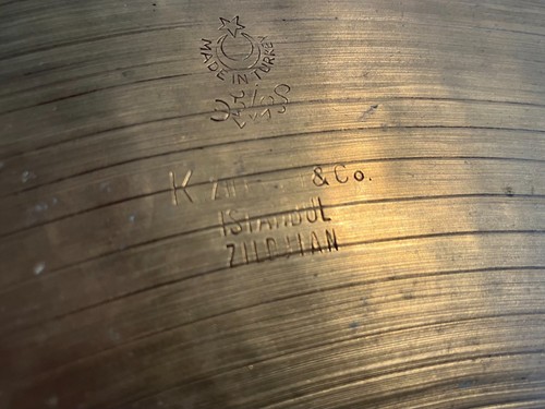 Vintage zildjian k - zildjian, 20"