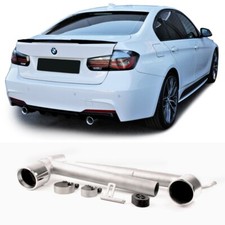 KIT EMBOUT POT INOX 2 SORTIE TYPE 335i 340i POUR BMW SERIE 3 4 F30 F31 F32 F36