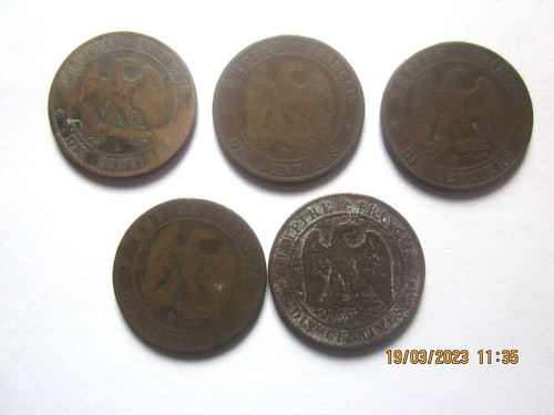 Pièces centimes - pièces,