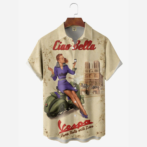 Ciao bella vespa - vespa, retro
