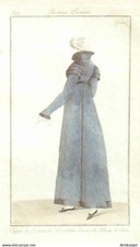 1809 Parisian Costume Engraving #1015 (Eau forte) Silk Cozy