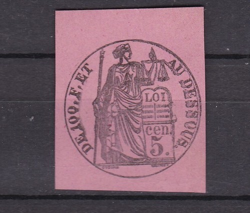 Timbre fiscal cen - 5, 100f
