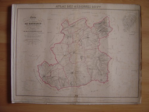 Carte des ardennes - carte,
