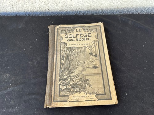 Livre anciene solfège - le,