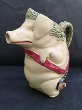 Pichet cochon barbotine