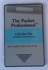 Sparcom Pocket Profesional Calculus Pac Software card HP 48SX/48GX calculator