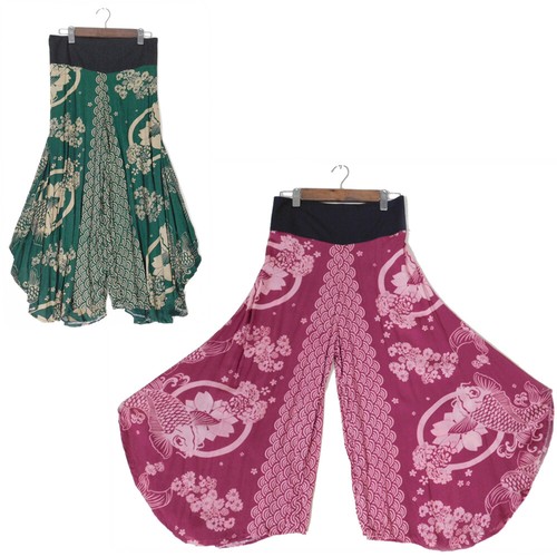 Grand pantalon large - , motif