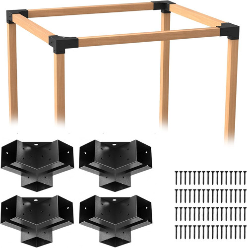 Pergola brackets kit for 4x4 - brackets,
