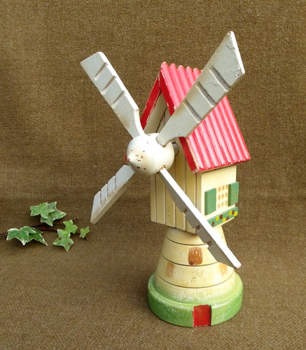 Tirelire vintage bois - tirelire, en