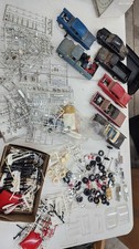 Vintage Model Cars Huge Junk Yard Lot 7 Cars Nearly Complete Tons Of Parts 