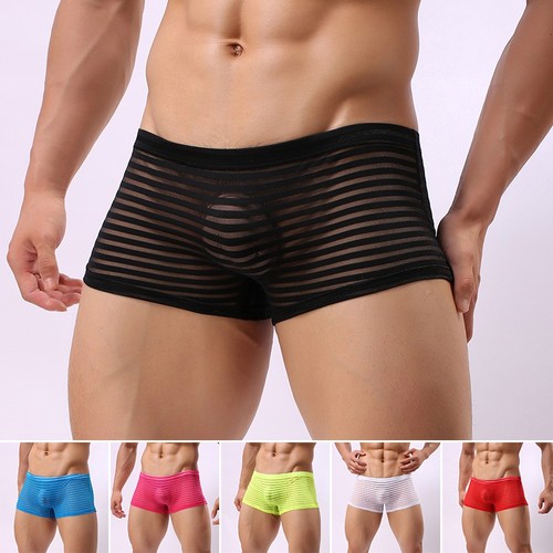 Boxer homme transparent slip