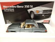 Sunstar Mercedes Benz 350 SL Hard Top Bleu Grel 1977 1/18 4666