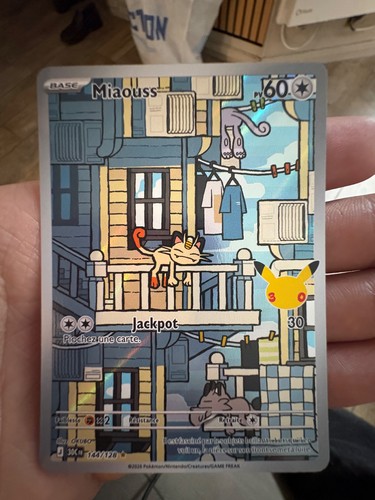 Carte pokémon miaouss 144 - miaouss, 144/128