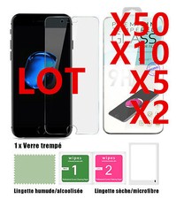 pour iPhone X/XR/XS/MAX/11/8/7/6/6S/SE/5 Film protection écran verre trempé 9H