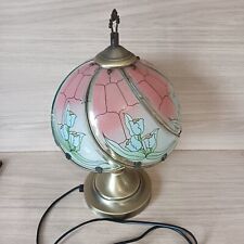 Lampe Vintage En Verre Peint