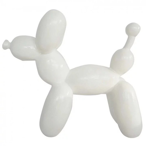 Statue chien ballon résine - chien,