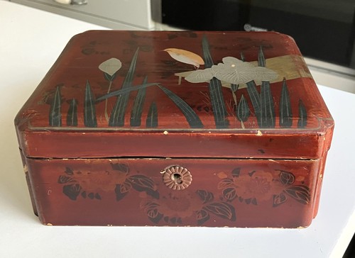 Boite ancienne bois - boite,