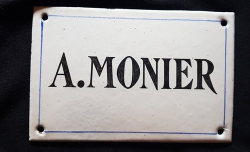 Ancienne plaque émaillée - ancienne,