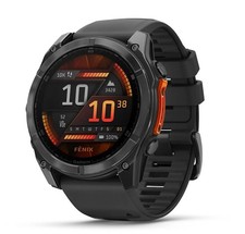 Garmin fenix 8 Amoled GPS Watch 51 mm Slate Gray with Black Silicone Band