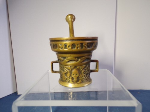 Mortier cendrier bronze - mortier,