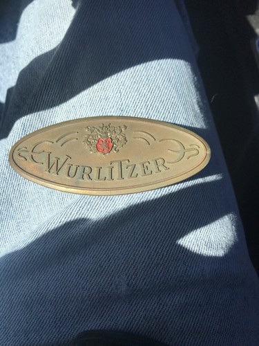 Wurlitzer advertising plate - wurlitzer,