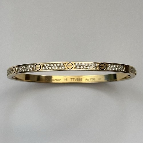 Cartier love bracelet - cartier, paved