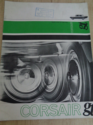 Catalogue ford corsair gt - ford,