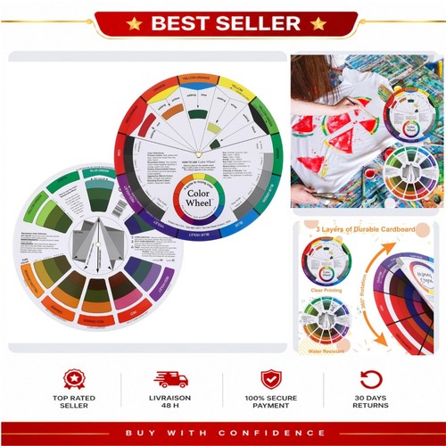 Roue chromatique cercle - , de