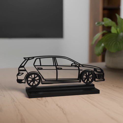 Golf gtd modèle 3d - gtd,