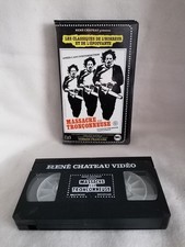 VHS K7 Cassette vidéo René Chateau MASSACRE A LA TRANCONNEUSE (film d'horreur)