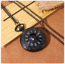 ? Élégance Vintage - Montre de Poche Noire pour Homme