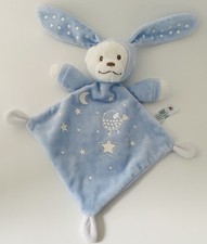 6239🌟Doudou plat ours déguisé en lapin bleu lune étoile oiseau NICOTOY SIMBA