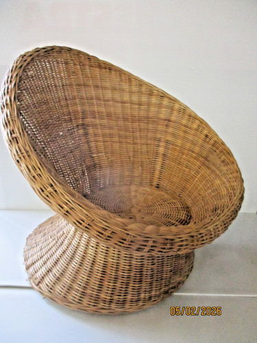 Original fauteuil osier - fauteuil,