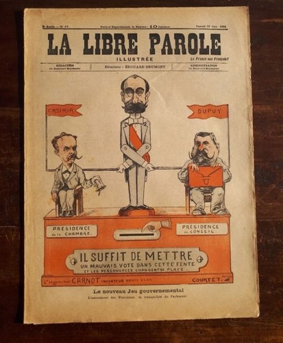 Journal ancien libre - journal, "la