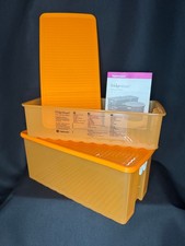 Tupperware Fridge Smart Rectangle Containers With Lids/New