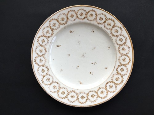 Assiette porcelaine empire - en,