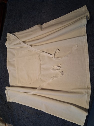 Ancien tablier blanc - tablier,