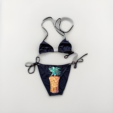 Rare Vintage Chloé stella mccartney Spring 2001 Pineapple Bikini