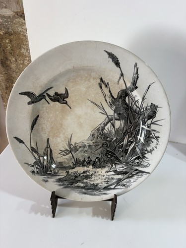 Assiette ancienne terre - de, fer