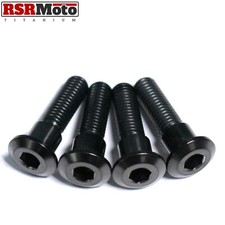 Suzuki RGV250 Titane Arrière Boulons Disque Frein ,1987-1998,Tous Modèles,Noir