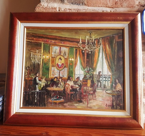 Paris huile sur toile - paris,