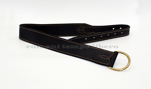 Sangle cuir pour selle - cuir,