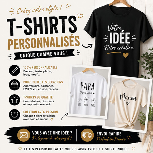 Shirt personnalisé - t-shirt,